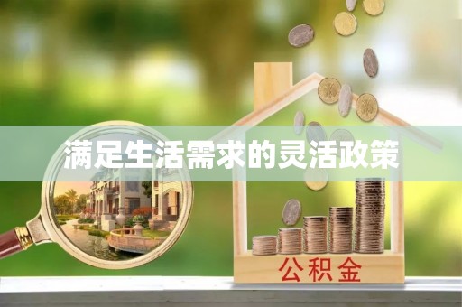 鲅鱼圈满足生活需求的灵活政策