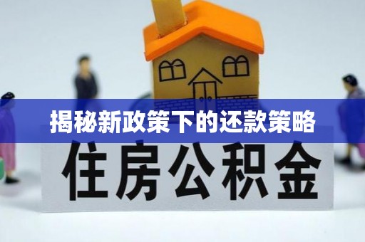鲅鱼圈揭秘新政策下的还款策略