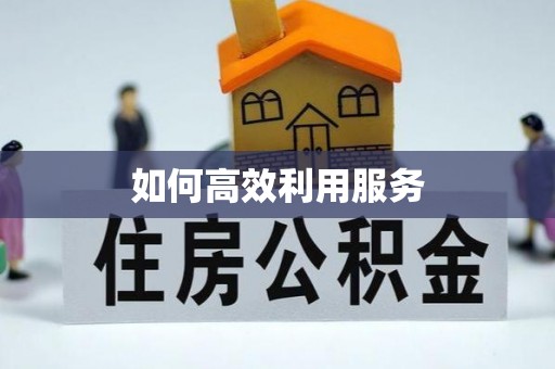 鲅鱼圈如何高效利用服务