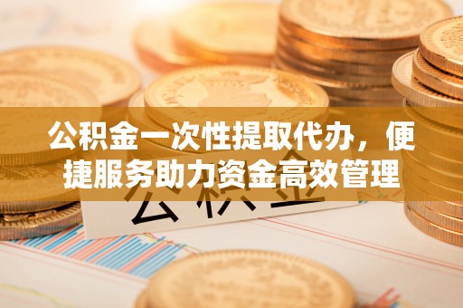 鲅鱼圈公积金一次性提取代办，便捷服务助力资金高效管理